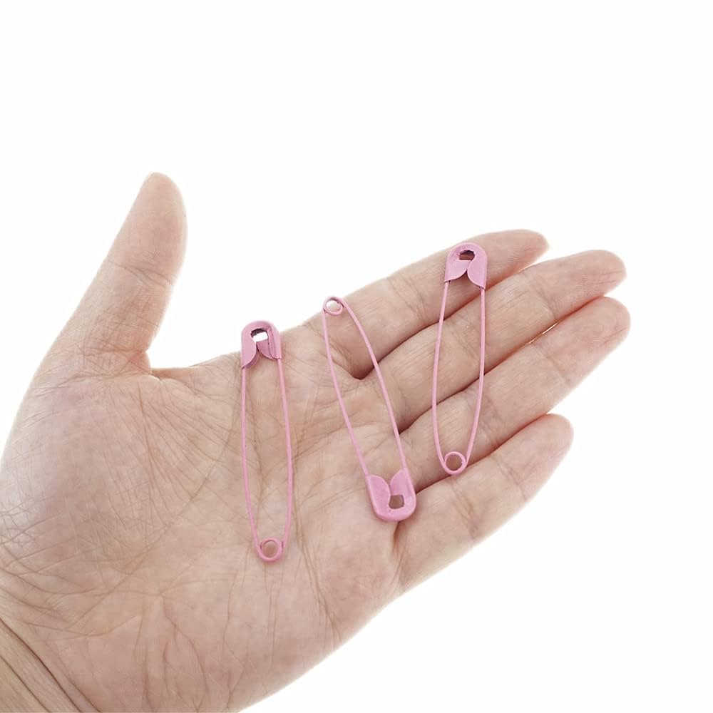 Amazon.co.jp: SaktopDeco ピンク安全ピン 2.16インチ 金属安全